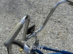 1977 Blue Silver Schwinn Stingray Bmx Vintage Muscle Bike Bicycle Chicago