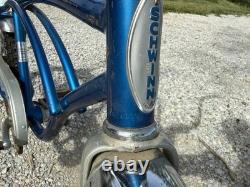 1977 Blue Silver Schwinn Stingray Bmx Vintage Muscle Bike Bicycle Chicago