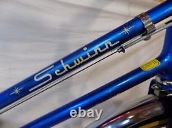 1977 Schwinn Breeze Ladies 3-speed Vintage Road Cruiser Bike Blue Collegiate S6