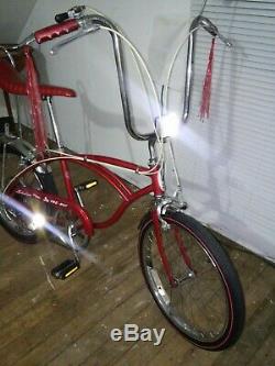 1977 Schwinn Stingray 5-speed 100% Original Muscle Bike Vintage S2 Red Krate 70s