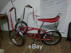 1977 Schwinn Stingray 5-speed 100% Original Muscle Bike Vintage S2 Red Krate 70s