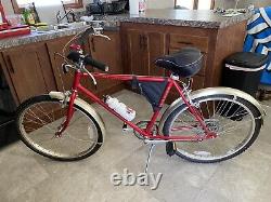 1977 Schwinn Typhoon Mens Vintage Cruiser Bicycle American Corvette Tiger Red S7