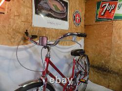 1978 Schwinn Breeze Ladies 3-speed Vintage Road Cruiser Bike Collegiate Red
