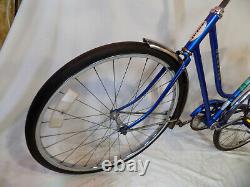 1978 Schwinn Breeze Ladies Blue Vintage 24 Road Cruiser Bike Collegiate Racer S6