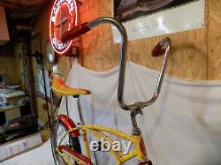 1978 Schwinn Stingray II Boys Banana Seat Muscle Bicycle Yellow+red S2 Vintage