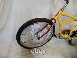 1978 Schwinn Stingray II Boys Banana Seat Muscle Bicycle Yellow+red S2 Vintage