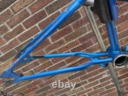 1979 Schwinn Scrambler BMX Frame Chicago Built 36/36 Vintage Blue