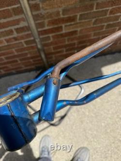 1979 Schwinn Scrambler BMX Frame Chicago Built 36/36 Vintage Blue