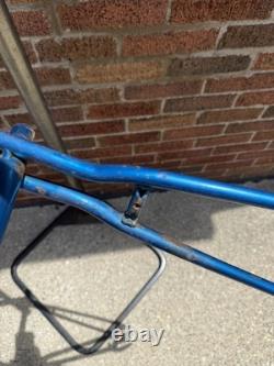 1979 Schwinn Scrambler BMX Frame Chicago Built 36/36 Vintage Blue