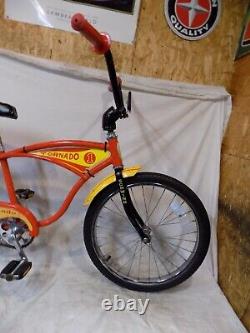 1979 Schwinn Tornado Stingray Boys 20 Muscle Bike Bmx MX Sunset Orange Vintage