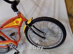 1979 Schwinn Tornado Stingray Boys 20 Muscle Bike Bmx MX Sunset Orange Vintage