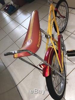 1979 schwinn stingray (YellowithRed) Vintage/Rare collector bike