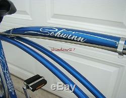 1980 Schwinn Cruiser 5-speed Mens Balloon Tire Bicycle Blue! Typhoon B6 Vintage