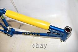 1981 Schwinn Scrambler Bicycle FRAME & HEAD BADGE Original 20 BMX Bike Part