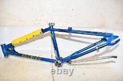 1981 Schwinn Scrambler Bicycle FRAME & HEAD BADGE Original 20 BMX Bike Part