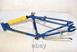 1981 Schwinn Scrambler Bicycle FRAME & HEAD BADGE Original 20 BMX Bike Part