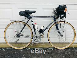 1984 Schwinn Voyageur SP Touring Bicycle Bike Navy Blue Vintage Rare Collectible