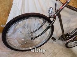 1987 Schwinn Sierra Black Chrome 18-speed Early Mountain Bike Gt Old Bmx Vintage