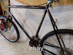 1987 Schwinn Sierra Black Chrome 18-speed Early Mountain Bike Gt Old Bmx Vintage