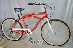 1990 Schwinn Classic Cruiser Bike Large 19 6 Speed Grip Fenders Steel Ships USA