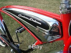 1990s SCHWINN DELUXE 7 CRUISER VINTAGE B6 PHANTOM BICYCLE+SPRINGER BLACK NEXUS
