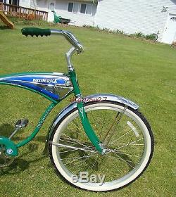 1995 Schwinn Deluxe Cruiser Mens Rolling Rock Beer Tank Bike Vintage B6 Phantom