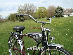 1995 Schwinn Deluxe Cruiser Mens Tank Bike Vintage B6 Phantom Bicycle+springer