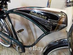 1995 Schwinn Cruiser Classic Mens Tank Bike Vintage B6 Phantom Bicycle+springer