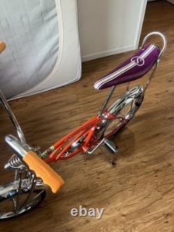 1998 Schwinn Orange Krate Vintage Bike Orange Steel Frame 20 and 16 wheels