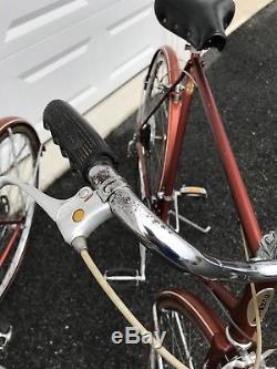 2 Original Brown Root Beer Vintage Schwinn Suburban Bicycle Mens Womens Bikes
