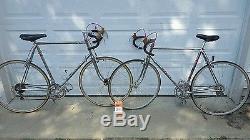 2 Vintage Schwinn Voyageur 11.8kg Bikes 23 & 26 Bicycle Original Chrome Moly