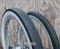 20 Stingray Bike TIRES S7 Rim Brick & S2 Slick Vintage Schwinn Muscle Bicycle + 20 Stingray Bike TIRES S7 Rim Brick & S2 Slick Vintage Schwinn Muscle Bicycle +