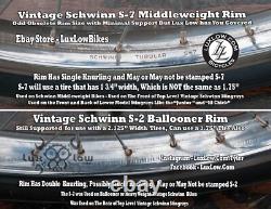 20 Stingray Bike TIRES S7 Rim Brick & S2 Slick Vintage Schwinn Muscle Bicycle + 20 Stingray Bike TIRES S7 Rim Brick & S2 Slick Vintage Schwinn Muscle Bicycle +