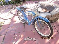 20 balloon tire 1955 schwinn antique or vintage bicycle