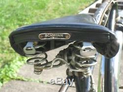 24 vintage original complete 1960's Black Schwinn CORVETTE bicycle bike 3 speed
