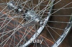 26 x 2.125 Chrome Cruiser Bike WHEELS Tires Vintage Schwinn Phantom S2 Bicycle