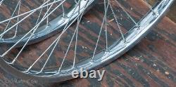 26 x 2.125 Chrome Cruiser Bike WHEELS Tires Vintage Schwinn Phantom S2 Bicycle