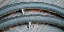 28 Antique Bike Gillette Single Tube TIRES Vintage TOC Bicycle Wood Rims Wheels