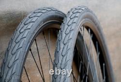 28 Cruiser Bicycle WHEELS Tires Vintage TOC Prewar Schwinn Wood Rim Hub Bike 29