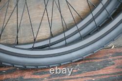 28 Cruiser Bicycle WHEELS Tires Vintage TOC Prewar Schwinn Wood Rim Hub Bike 29