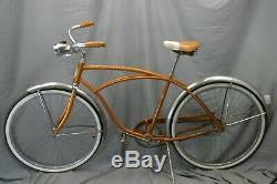 50s Schwinn Tiger Vintage Cruiser Bike Antique Medium Chicago USA Made Charity
