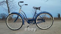 50s Vintage Original Chicago Schwinn Bicycle 26 New Departure Women American