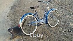 50s Vintage Original Chicago Schwinn Bicycle 26 New Departure Women American