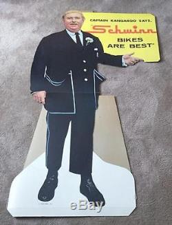 #525 Rare Vintage 60s Schwinn Captain Kangaroo Life Size Promotional Display