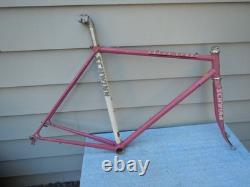 52cm Schwinn Super Sport Vintage Road Bike Frameset PINK Lugged Butted 52-cm