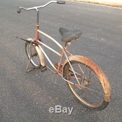 62 Schwinn Cycle Truck vintage bike with drop stand, stem, seat, cranks, fenders