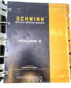 69-72 Schwinn vintage SERVICE MANUALS Volume 1&2 Excellent condition 3 Ring