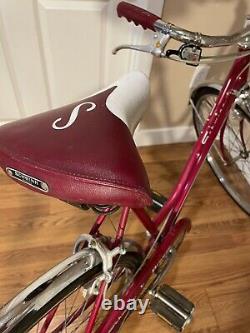 72 Schwinn 3 Speed Breeze Shiny Red, Great Decals, NICE! All OEM. 26 wheels