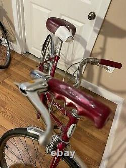 72 Schwinn 3 Speed Breeze Shiny Red, Great Decals, NICE! All OEM. 26 wheels