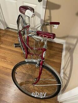 72 Schwinn 3 Speed Breeze Shiny Red, Great Decals, NICE! All OEM. 26 wheels